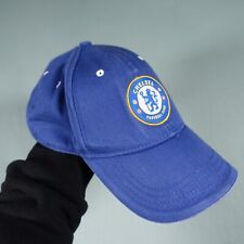 Chelsea FC Hat Adult Blue White Yellow Football Cap Strap Premier League CFC