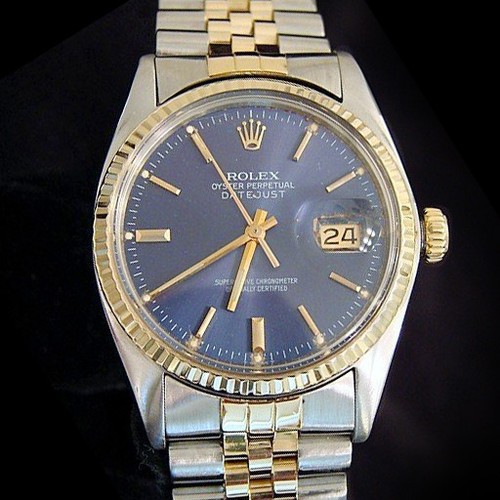 Rolex datejust mens 2tone - 2tone, 14k