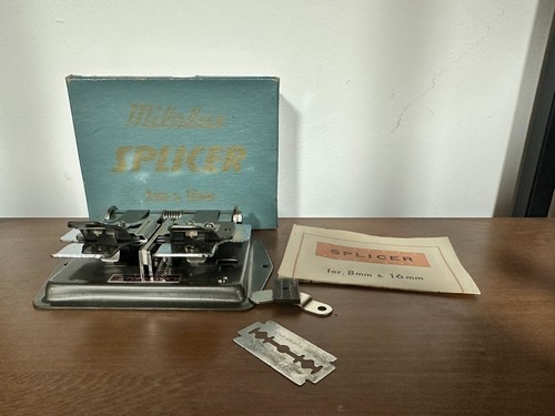Vintage cine film - film, splicer