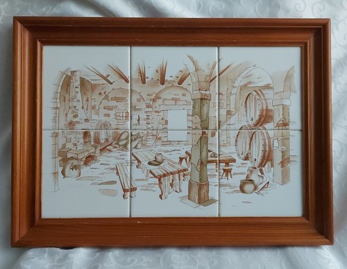 Vintage tile art french - tile,