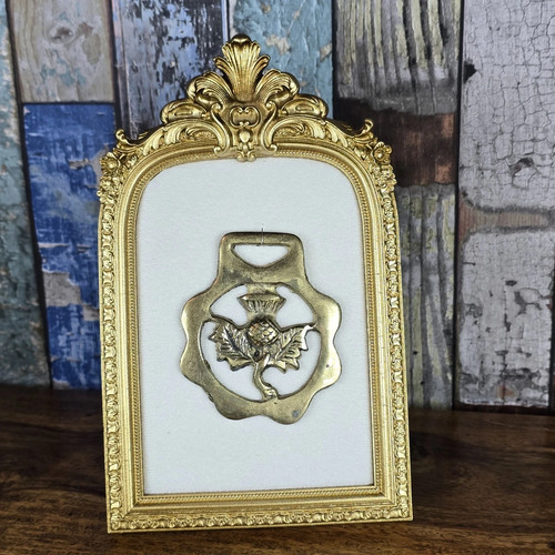 Vintage horse brass scottish - vintage,