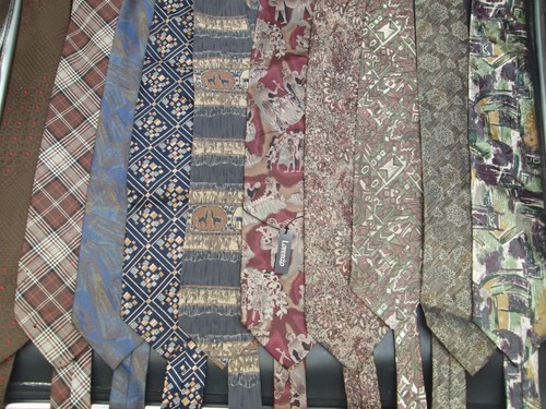 10x assorted ties mixed - 10x,