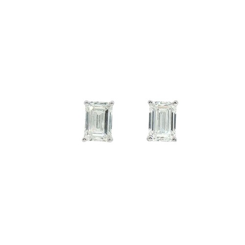 Lab created emerald cut - lab,