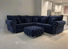 Olympia 2C2 Corner Sofa | Navy