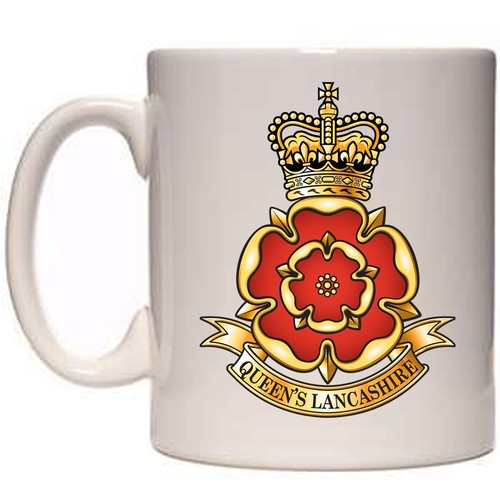 Queens lancashire regiment mug - queens,