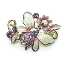 Pretty Pink Brooch Enamel