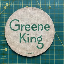 Greene King Beer Mat - Cat no 5 - 1950