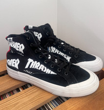 HUF x Thrasher Collab TDS Limited Edition Classic Hi Skate Shoes - Size 7