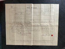 1906 Bill of Sale - Ship