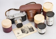 Praktica FX + ZEISS Tessar 2.8/50 + Flektogon 2.8/35 + SONNAR 4/135 🔝✅ (8367)