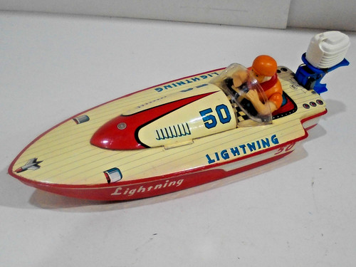 Hydroplane speed boat - boat, w/