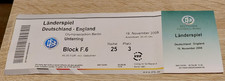 TICKET STUB- GERMANY V