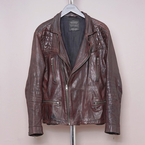 All saints leather jacket mens - all,