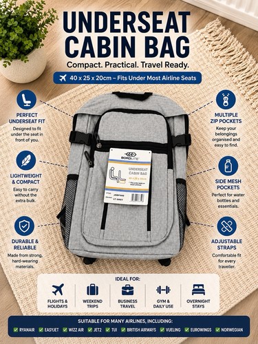 Cabin bag 40x25x20cm ryanair - cabin,