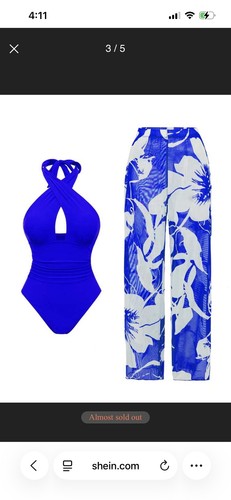 One piece royal blue bathing - royal,