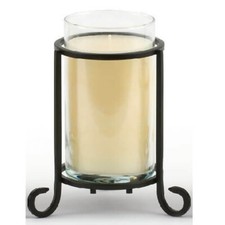 Yankee Black Scroll Pillar