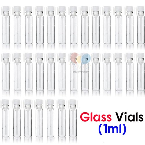 Empty small glass perfume - empty,