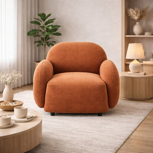 Modern boucle accent - modern,