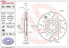 Pcs front brake disc - front, rotos