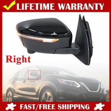Right Black Door Wing Mirror