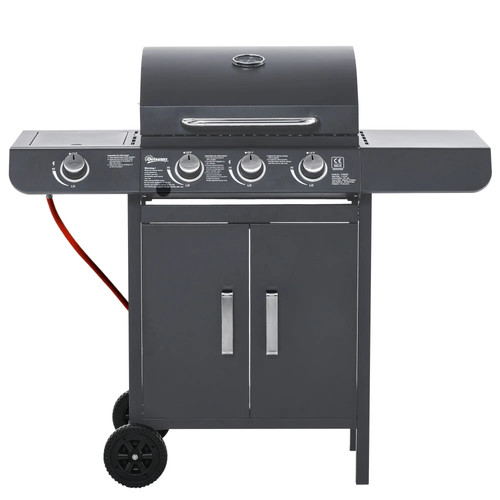 Burner gas bbq grill - 3+1,