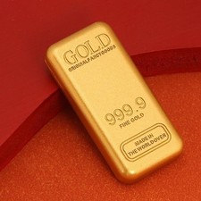 1Pcs Fake Gold Bar Simulated