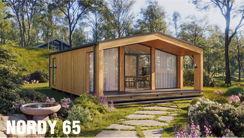 Nordy sip house - kit, 65m²