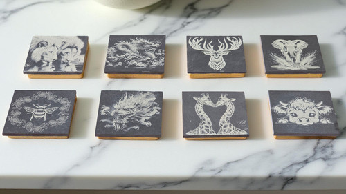 Various animal design - animal, slate