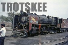 35mm Slide INDIAN Railways Steam Loco YP 2537 1976 Original