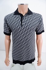 Dior Mens Knit Oblique Polo