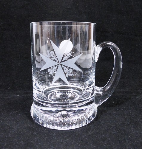 Large heavy tutbury crystal - heavy,