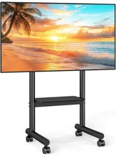 Mobile TV Stand on Wheels Base