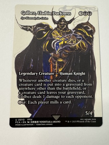 Golbez clad darkness - golbez,, in
