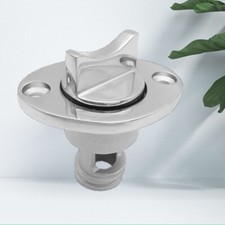 Stainless Steel 316 Dinghy Transom Boat Drain Plug Bung Hole Drainage Marine