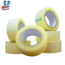 Low Noise Carton Sealing Sellotape Tape CLEAR 48mm x 66m Parcel Tape Quality