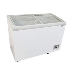 Chest freezer curved - freezer, glass