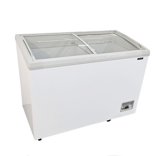 Chest freezer curved top glass - chest,