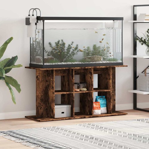 Aquarium stand smoked - smoked, oak