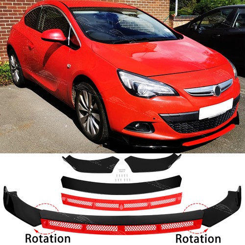 Glossy front bumper spoiler - front,