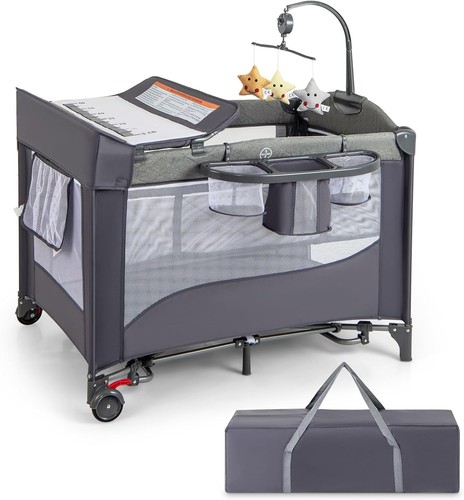 5in1 travel cot - cot, baby