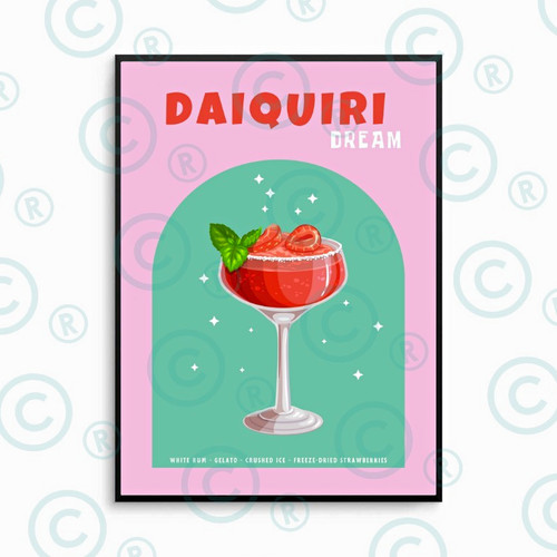Daiquiri dream cocktail modern - daiquiri,