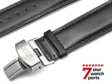 For SEIKO Watch BLACK Leather