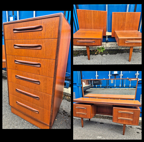 Plan teak bedroom suite - g-plan,