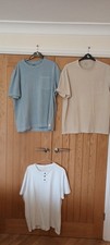2 T Shits Marks And SPENCERS Blue And Beige XL White T-shirt TU XL