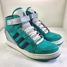ADIDAS Adi Rise AR 3.0 Mid Top Womens Trainers Suede Turquoise UK5 (X08)