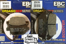 FITS HONDA NSS 300 FORZA 2018 - 2023 EBC Organic FRONT & REAR Disc Brake Pads