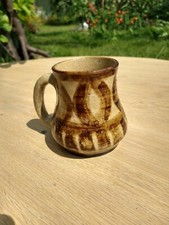 Vintage, Studio Pottery, Slipwear Tankard Marked To Base