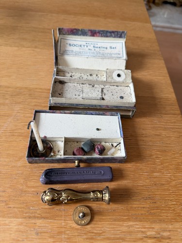 Vintage walkers society wax - walkers,