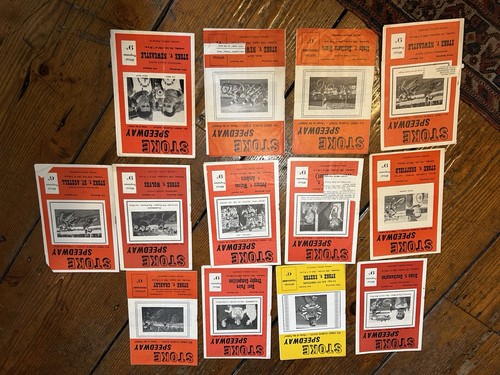 Stoke speedway programmes - stoke,