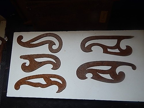 Vintage set french curves - vintage,